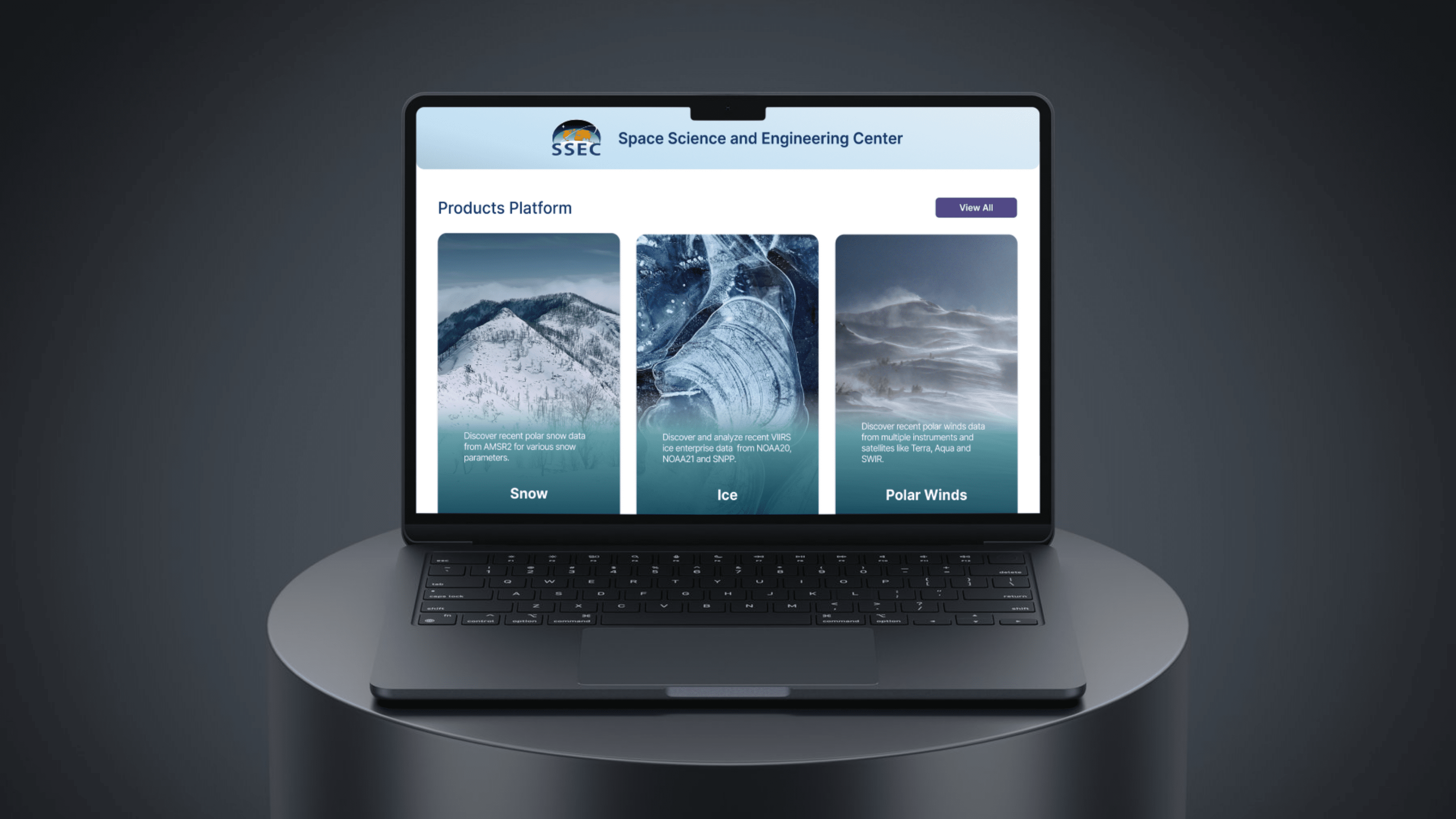 SSEC Products Platform Hero Image